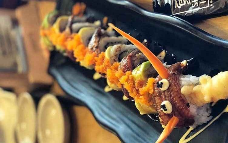 jumbo dragon roll sushi tei