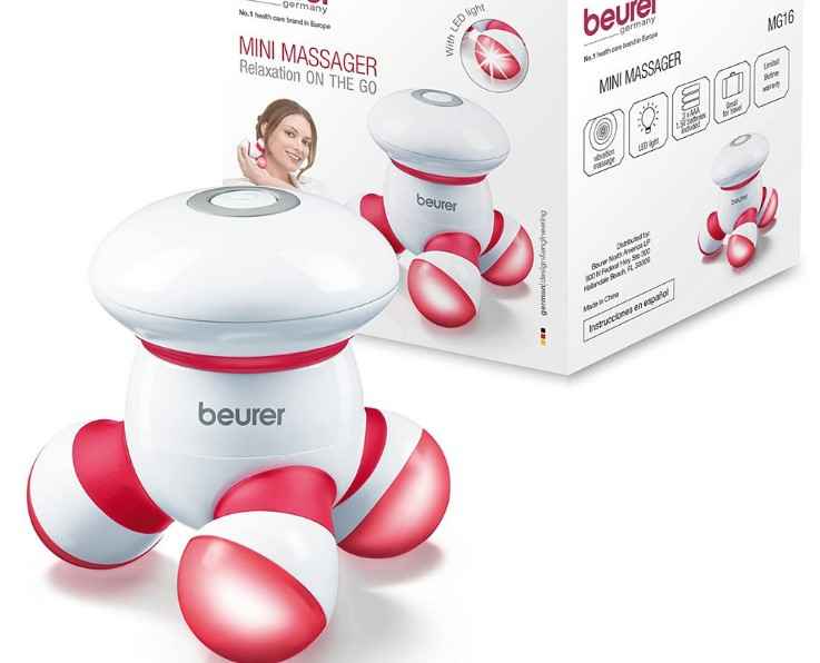 beurer mg 16 mini massager
